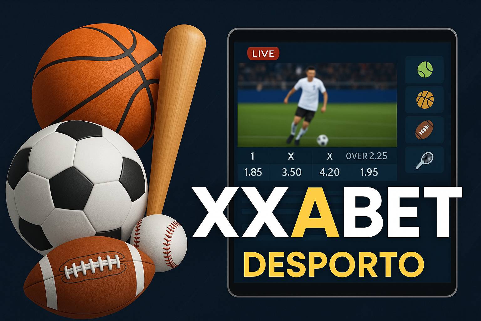 Aposte em apostas esportivas no cassino online XXABET