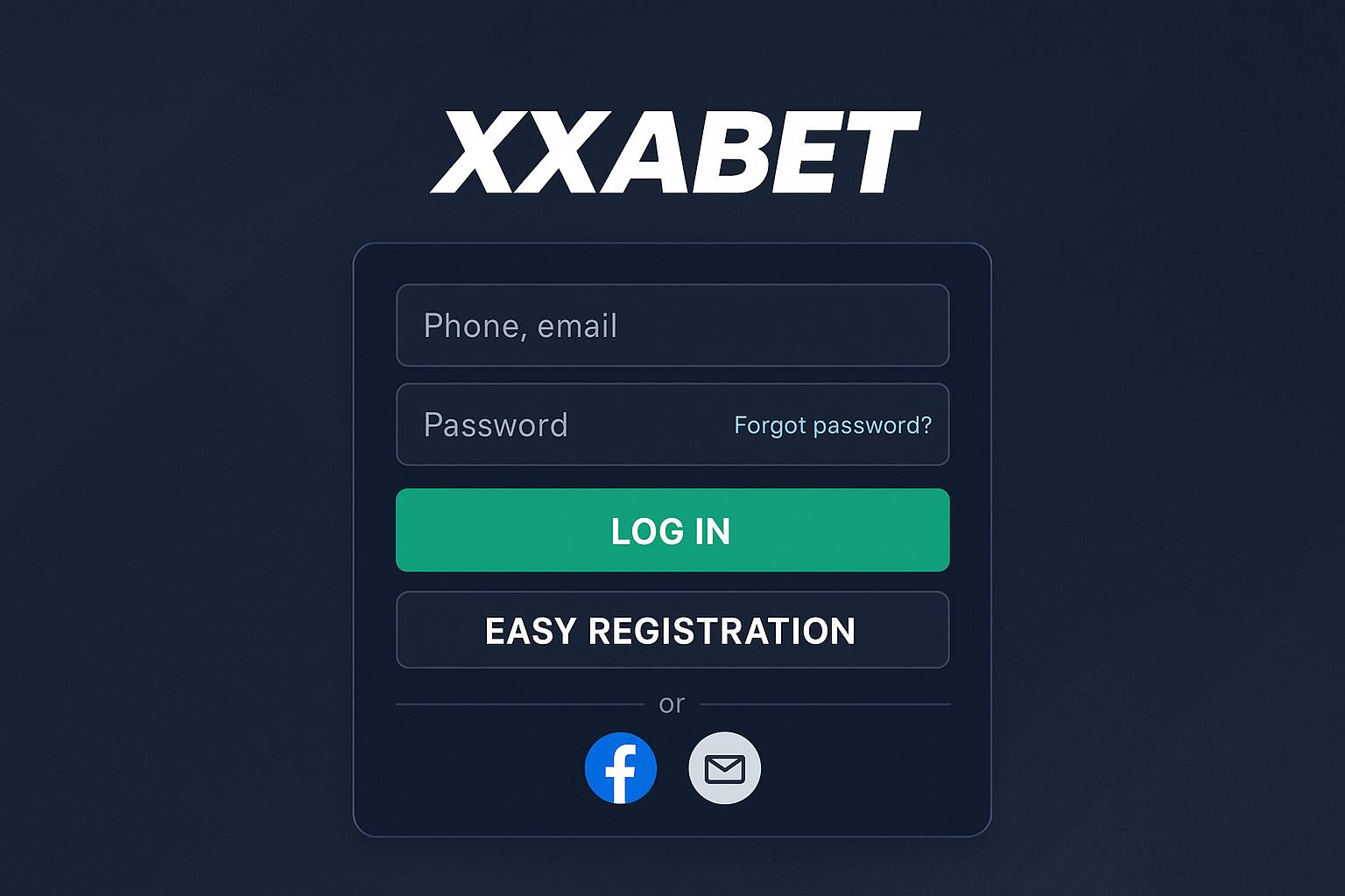 Não Perca tempo, o rRgistro na site XXABET